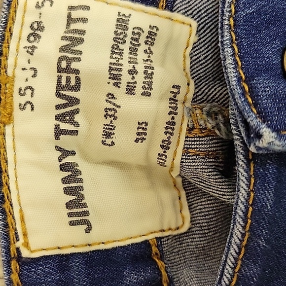 Jimmy Taverniti Blue Denim Jeans Women's Sz 28 Worn Once - Picture 7 of 8